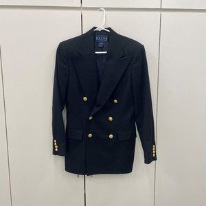 Ralph Lauren Double Breasted Blazer Navy 8